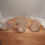 Lot A4 3 Batman Mugs and One Flintstone Mug from McDonald's