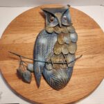 Lot A2 Outdoor Metal Owl
